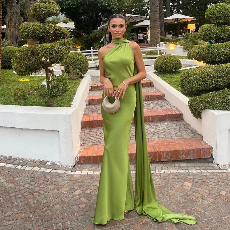 Women’s Satin Cocktail Party Wear