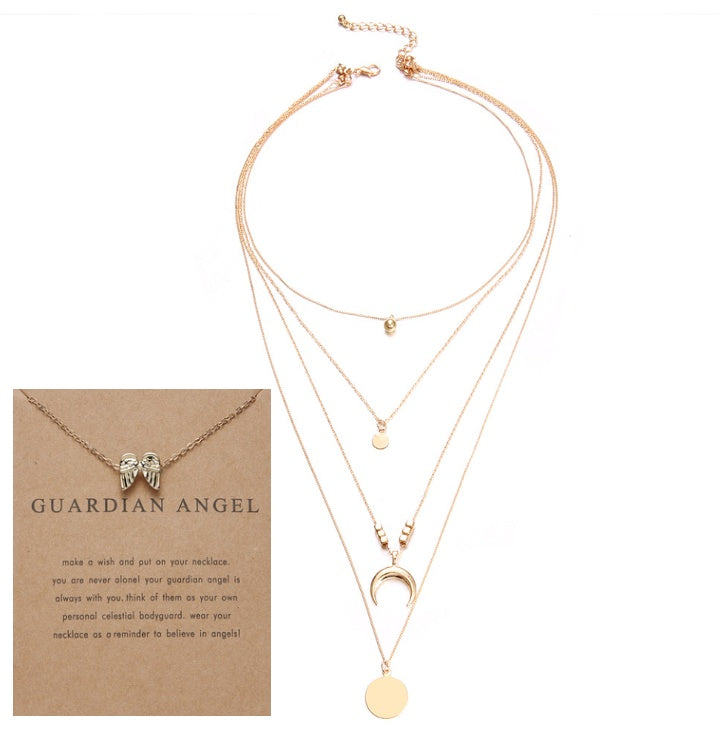 Elegant Wafer Design Women’s Necklace
