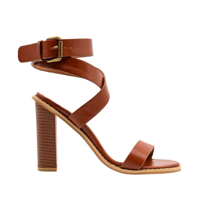 Plus Size Block Heel Sandals for Women – Trendy & Comfortable