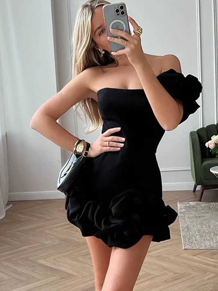 Women’s Strapless Bodycon Cocktail Dress