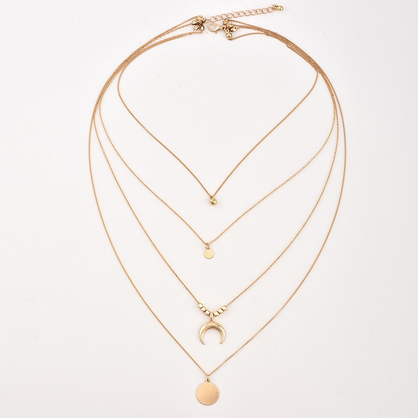 Elegant Wafer Design Women’s Necklace