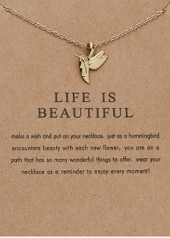 Elegant Wafer Design Women’s Necklace