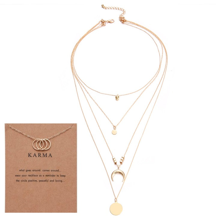 Elegant Wafer Design Women’s Necklace