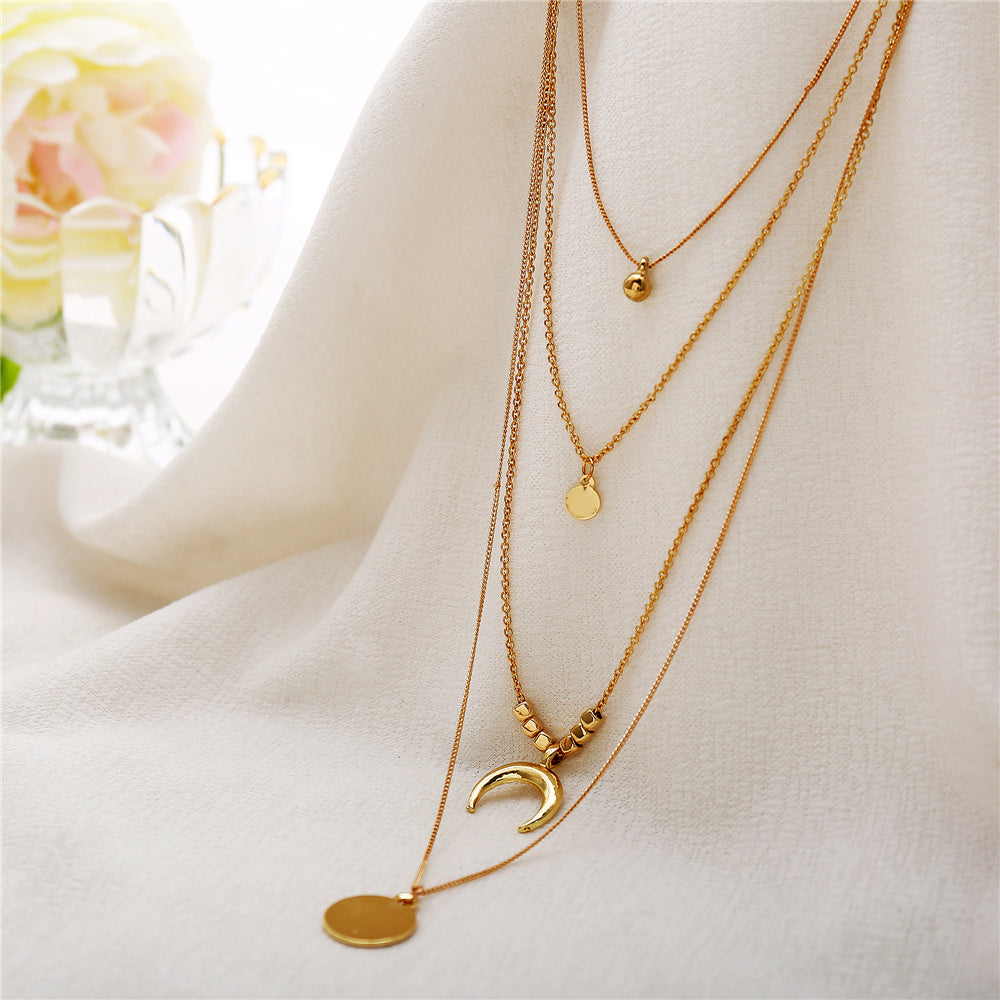 Elegant Wafer Design Women’s Necklace