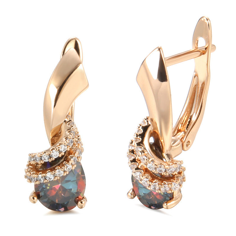 Women’s Fashion Zircon Dangle Earrings