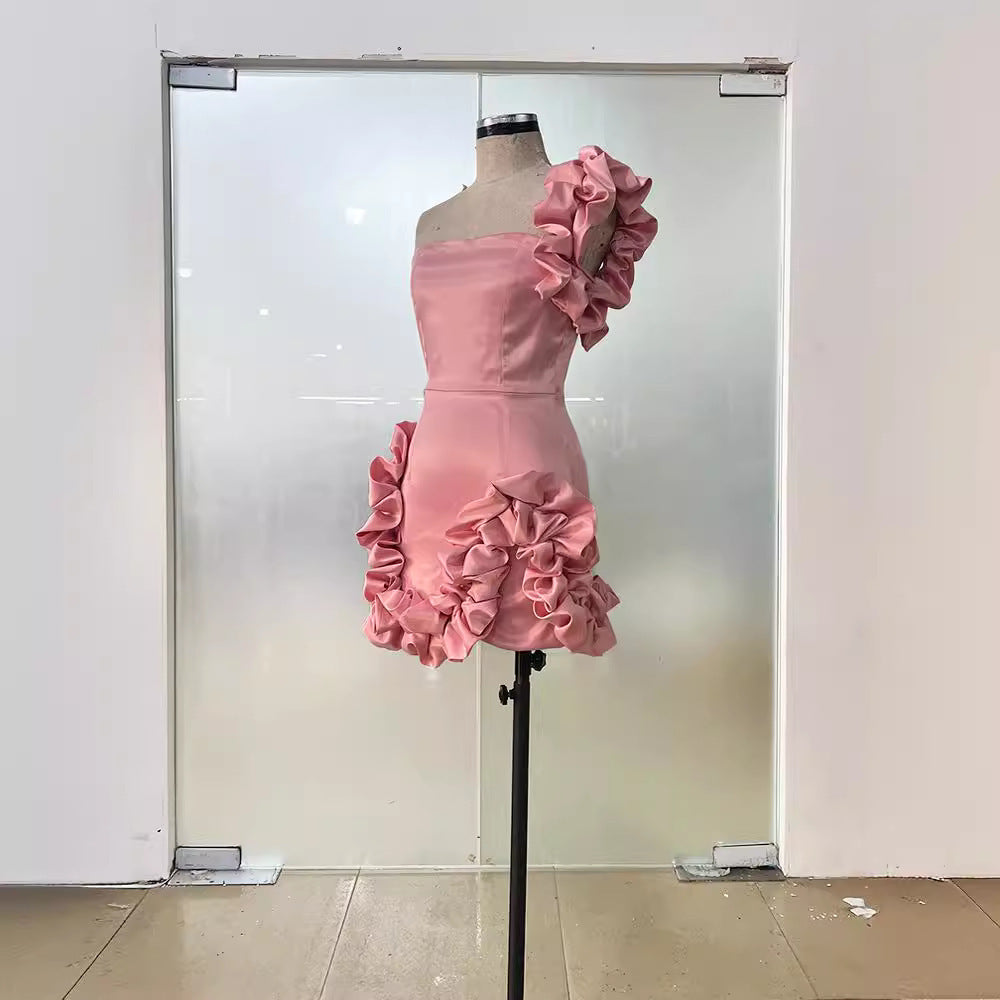 Women’s Strapless Bodycon Cocktail Dress