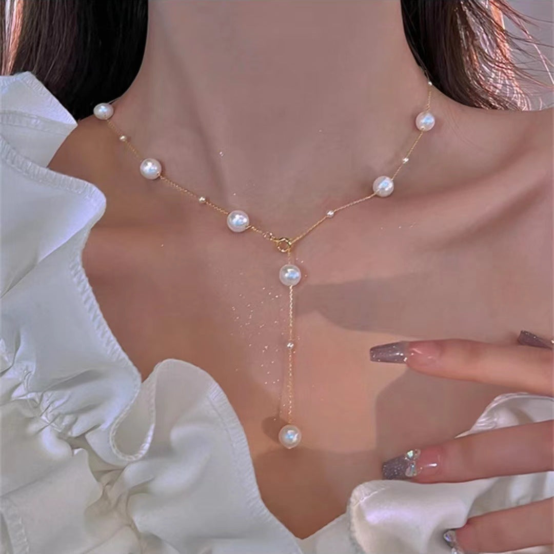 Fashion Pearl Necklace for Girls
