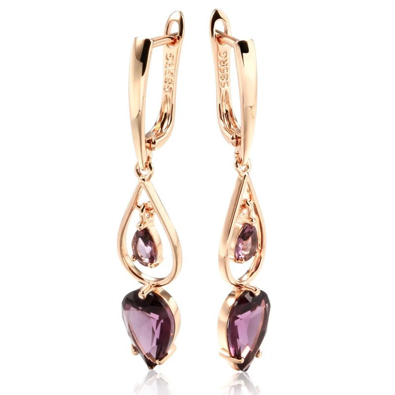 Women’s Fashion Zircon Dangle Earrings