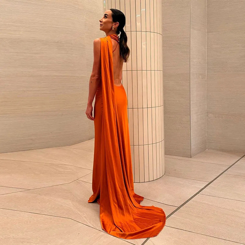 Women’s Satin Cocktail Party Wear