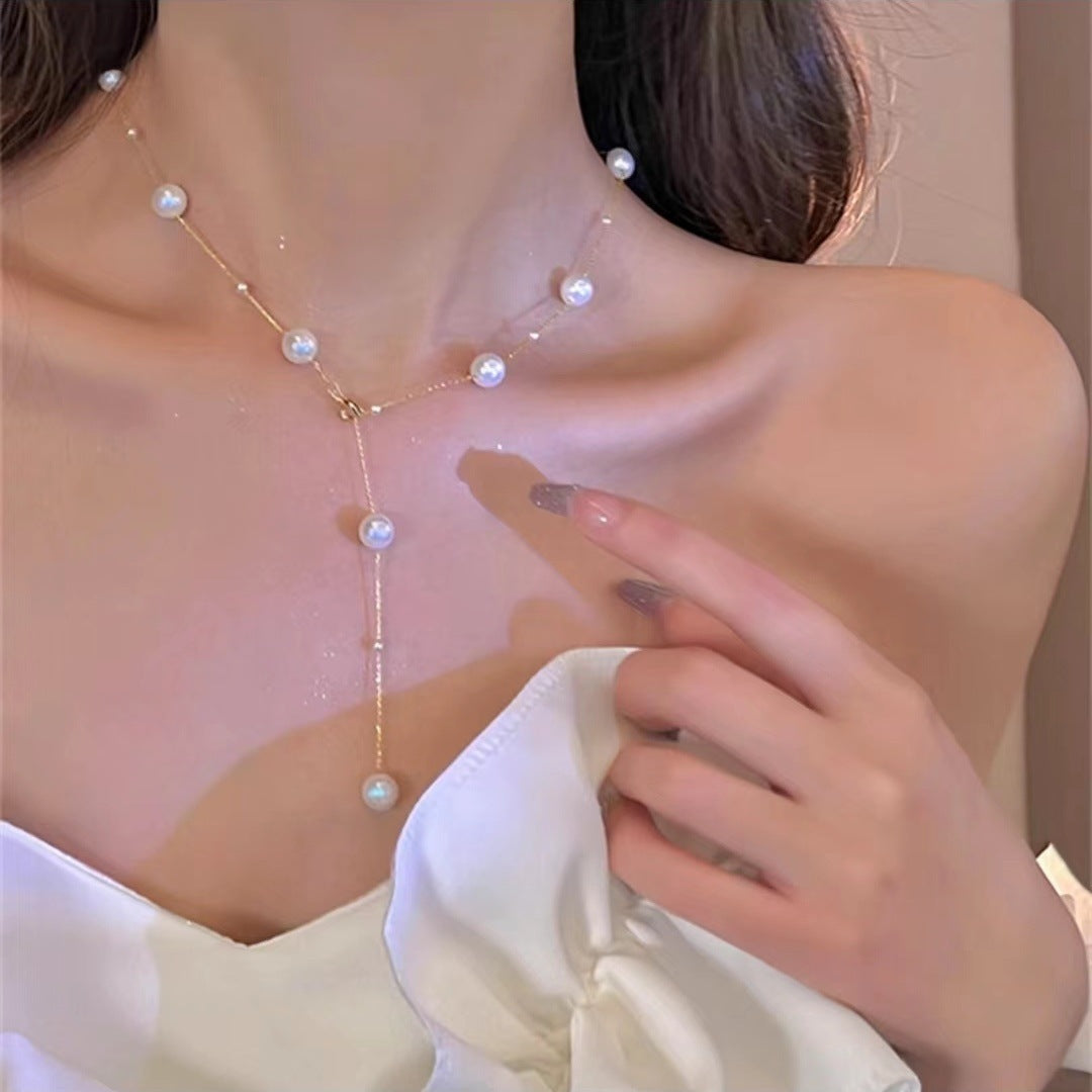 Fashion Pearl Necklace for Girls