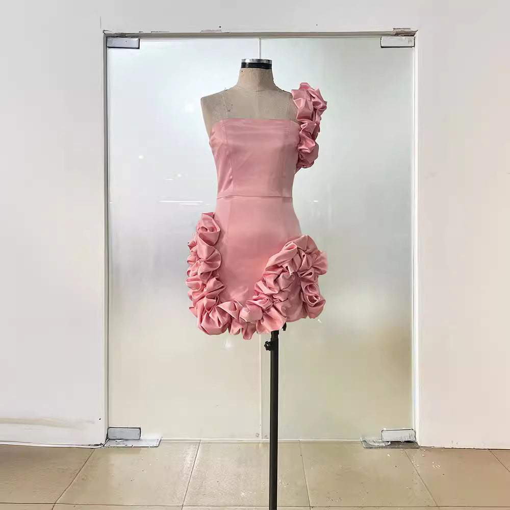 Women’s Strapless Bodycon Cocktail Dress