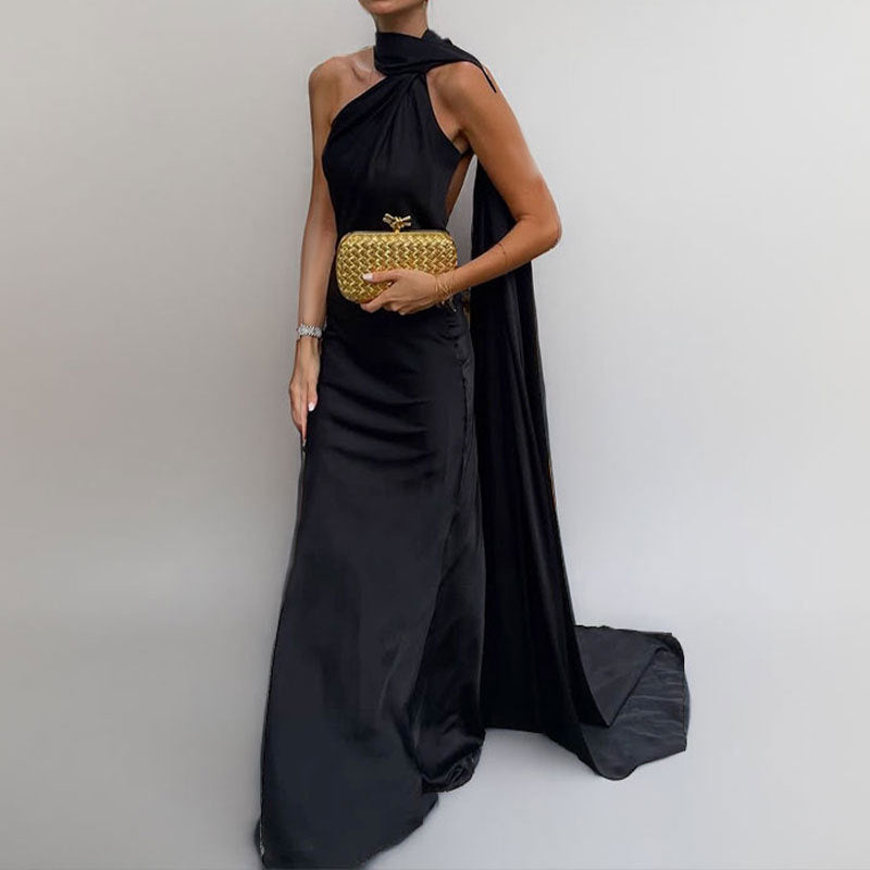 Women’s Satin Cocktail Party Wear