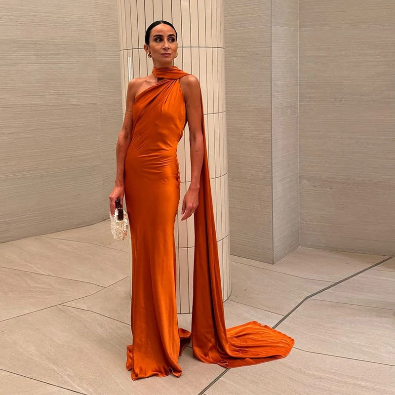 Women’s Satin Cocktail Party Wear