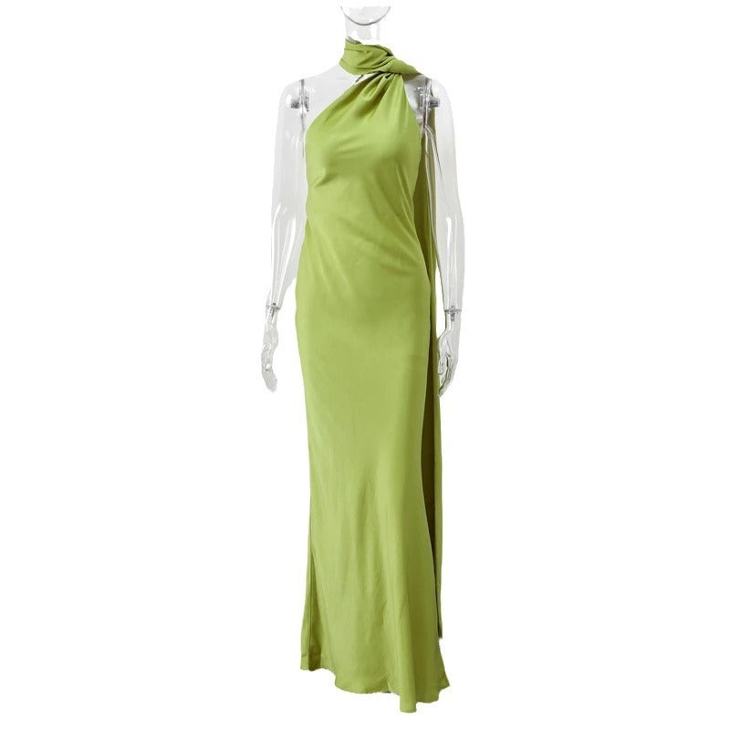 Women’s Satin Cocktail Party Wear