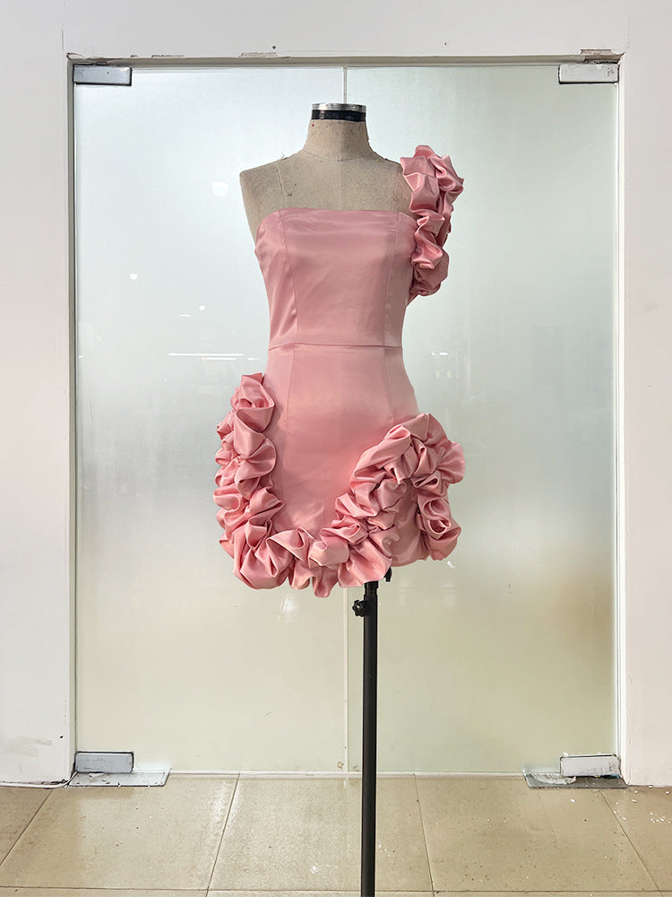 Women’s Strapless Bodycon Cocktail Dress
