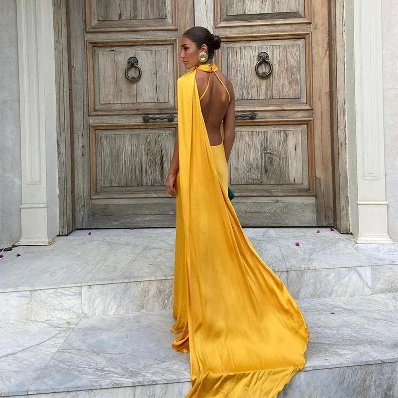 Women’s Satin Cocktail Party Wear